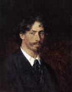 Ilia Efimovich Repin Self-portrait oil painting artist